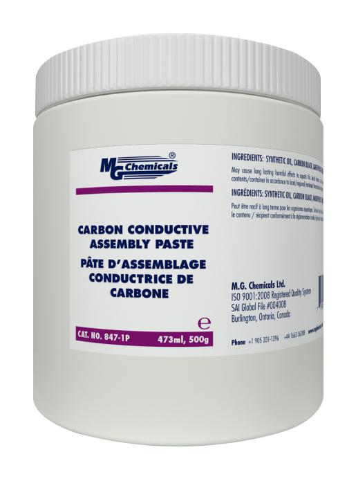 MG Chemicals 847-1P Carbon Conductive Grease Jar 466 ml Volume 500g Weight 847 Series