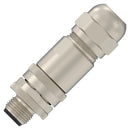 AMP - TE Connectivity 2351415-1 Sensor Connector PG7 M12 Male 8 Positions Crimp Pin Contacts Not Supplied