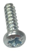 Multicomp PRO MP006617 MP006617 Screw No.4 0.625 " Zinc Carbon Steel Pan Head Pozidriv