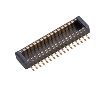 Amphenol ICC 10142886-030A2EHLF Mezzanine Connector Header 0.4 mm 2 Rows 30 Contacts Surface Mount Phosphor Bronze