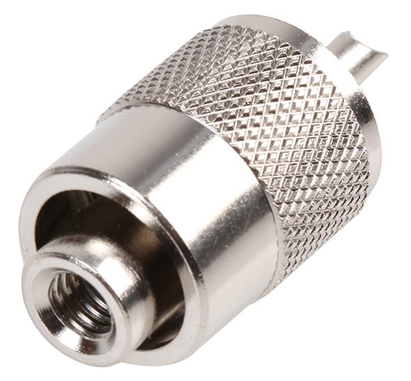 Multicomp MC002866 RF / Coaxial Connector UHF Straight Plug Twist On RG59/U Brass