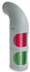 Werma 89406068 89406068 Beacon LED Red Green Steady 230VAC IP65 136mm Dia. 311mm Height