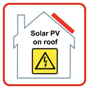 Multicomp PRO MP001630 Label Self Adhesive 100 mm Vinyl Solar Panel Warnings (Various)