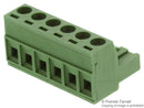 Multicomp PRO MCTC-10D06 MCTC-10D06 Terminal Block Pluggable 6 Position 24-12AWG 5.08MM