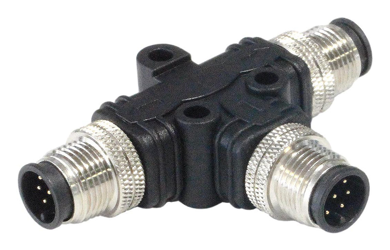 Bulgin Limited PXPPVC12TSMM08AFIIFI. Sensor Splitter 8P M12 PLUG-2XM12 Plug