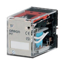 Omron Industrial Automation MY4N1-D2 24VDC (S) Power Relay 4PDT 24 VDC 5 A MY Series Socket Non Latching