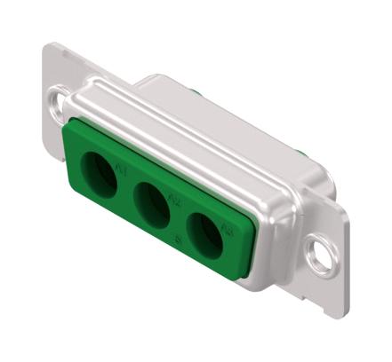 Amphenol Conec 303W3CSXX99A10X D Sub Connector Housing 3 Ways Combo Layout DA-3W3C Receptacle Steel Body New