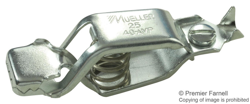 Mueller Electric BU-25 Test Clip Automotive Steel Zinc Plated 19 mm 40 A