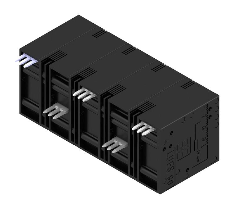 Weidmuller 2500590000 2500590000 Wire-To-Board Terminal Block 15 mm 5 Ways 18 AWG 4 16 mm&Acirc;&sup2; Push In