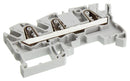 Entrelec - TE Connectivity 1SNK706011R0000 1SNK706011R0000 DIN Rail Mount Terminal Block 3 Ways 10 AWG 4 mm&Acirc;&sup2; Clamp 32 A