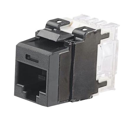 Panduit NK6X88MBL. RJ45 Connector Jack 8P8C CAT6A BLK