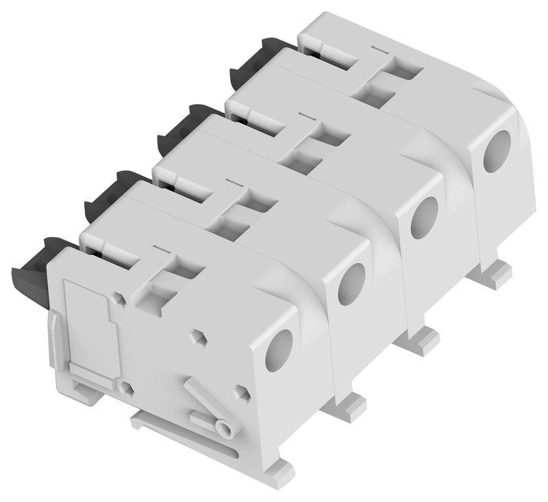 Buchanan - TE Connectivity 2318582-4 Pluggable Terminal Block 8 mm 4 Ways 24AWG to 18AWG Poke In 5 A