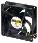 Sanyo Denki 9WPA0912P4G001 DC Axial Fan 12 V Square 92 mm 25 Ball Bearing 86.5 CFM