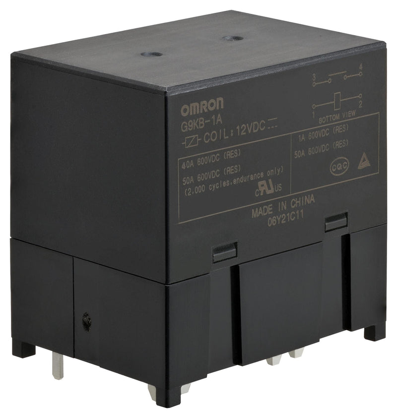 Omron G9KB-1A DC12 Power Relay SPST-NO 12VDC THT