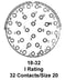 Amphenol Industrial PT06A-18-32S Circular Connector Plug Size 18 32POS Cable