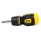 Stanley 66-358 Stubby Multibit Ratcheting Screwdriver With 6 Bits 93T9143