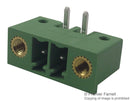 Phoenix Contact MC 15/ 2-GF-381-LR MC 2-GF-381-LR Terminal Block w/Flange Header 3.81 mm 2 Ways 8 A 160 V Through Hole Right Angle