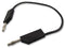 HIRSCHMANN TEST AND MEASUREMENT 934059100 Test Lead, 4mm Banana Plug to 4mm Banana Plug, Black, 60 V, 32 A, 250 mm