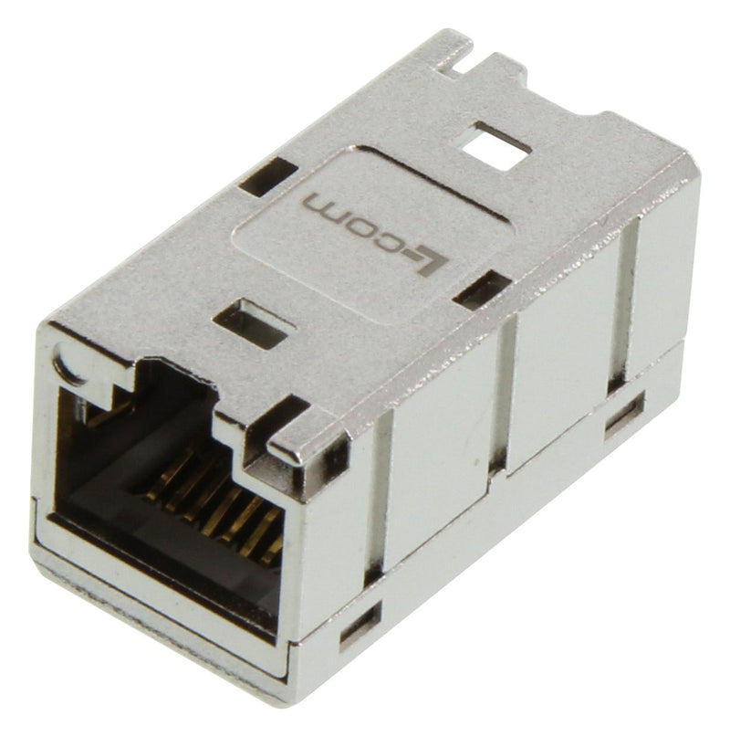 L-COM TDG1026KS-C6A-DC Adapter RJ45 8POS JACK-JACK CAT6A