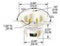 HUBBELL WIRING DEVICES HBL2315 CONNECTOR, POWER ENTRY, PLUG, 20A