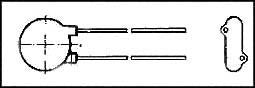 VISHAY 562R5GAD47 CERAMIC CAPACITOR 4700PF 1000V, Z5U, 20%, RADIAL