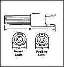 AMP - TE CONNECTIVITY 1-480351-0 PLUG AND SOCKET CONNECTOR HOUSING