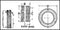 AMPHENOL INDUSTRIAL PT06A14-19P CIRCULAR CONNECTOR PLUG SIZE 14, 19 POSITION, CABLE