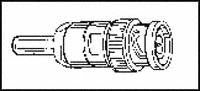AMPHENOL RF 31-359 RF/COAXIAL BNC PLUG STR 50 OHM CRIMP/SLDR