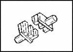 AMPHENOL RF 227-1221-25 CRIMP DIE, TWINEX 227-944 CRIMP TOOL