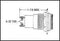 DIALIGHT 103-3101-05-103 LAMP SOCKET, INDICATOR BASE, SCREW