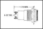 DIALIGHT 103-3101-05-103 LAMP SOCKET, INDICATOR BASE, SCREW