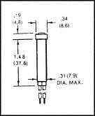 CHICAGO MINIATURE LIGHTING 2110A3 LAMP, INDICATOR, NEON, AMBER, 125V