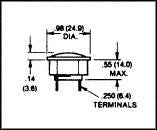 CHICAGO MINIATURE LIGHTING 2622QK5 NEON PANEL INDICATOR