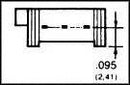 VISHAY 064W104 TRIMMER POTENTIOMETER, 100KOHM 25TURN THROUGH HOLE