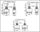 EATON 7805K12 SWITCH, TOGGLE, 4PDT, 20A, 250V