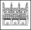 MARATHON SPECIAL PRODUCTS 1411400 TERMINAL BLOCK, BARRIER, 1 POSITION, 16-10AWG