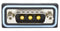 Norcomp CDFV3W3113L211 CDFV3W3113L211 Combination Layout D Sub Connector Nanook CDF Series DA-3W3 Plug 3 Contacts Power Solder