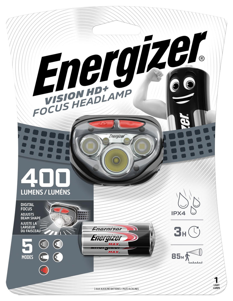 Energizer E300280702 Head Light 400LM 85M/LED 3 X AAA Batt