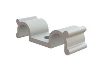 Essentra Components DHURCS-3-01 DHURCS-3-01 Cable CLAMP-DUAL Screw NYLON/NATURAL