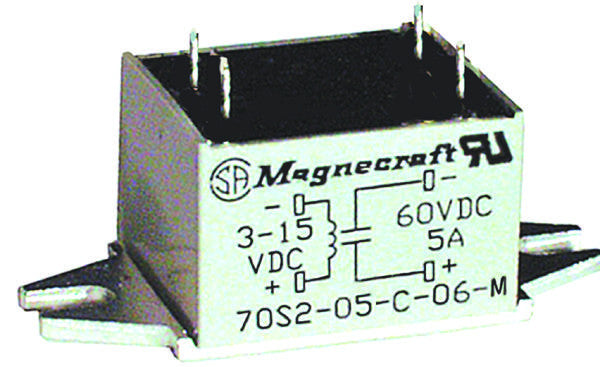 SCHNEIDER ELECTRIC/MAGNECRAFT 70S2-01-A-05-N SSR, PANEL MOUNT, 60VDC, 15VDC, 5A