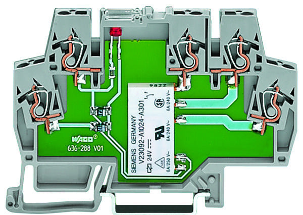 WAGO 859-303 RELAY, SPST, 250VAC, 5A