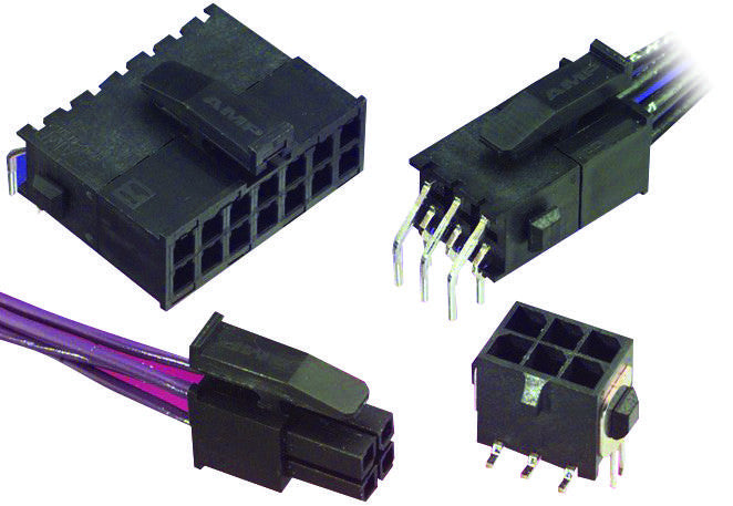 AMP - TE CONNECTIVITY 2-1445096-4 PLUG & SOCKET CONNECTOR, PLUG, 4POS, 3MM