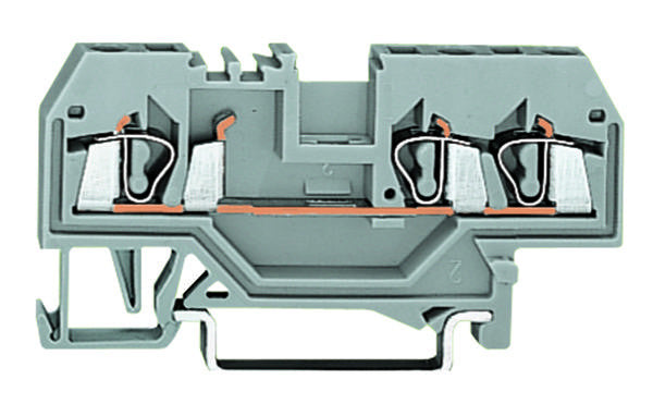 WAGO 0281-0907 TERMINAL BLOCK, DIN RAIL, 2 POSITION, 28-12AWG