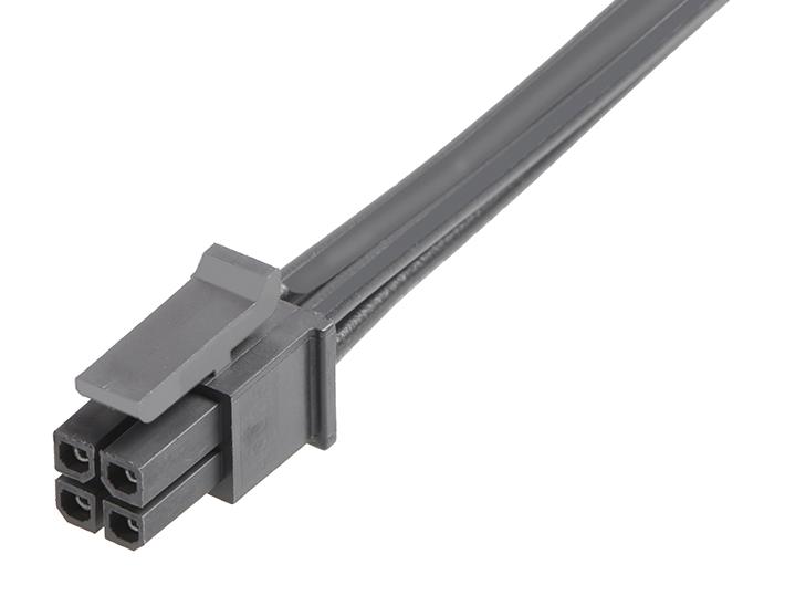 Molex 214756-2042 Cable Assembly Micro-Fit 3.0 Receptacle to Free End 4 Ways 3 mm 2 Row 300 11.8 "