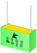 ILLINOIS CAPACITOR 104MKP275KD CAPACITOR POLYPROPYLENE PP FILM 0.1UF, 275V, 10%, RADIAL