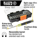 Klein Tools 32717 32717 Screwdriver Set All-in-1 Hex/Phillips/Slotted/Spanner/Square/Torx/Triangle/Pentalobe/Tri-Wing