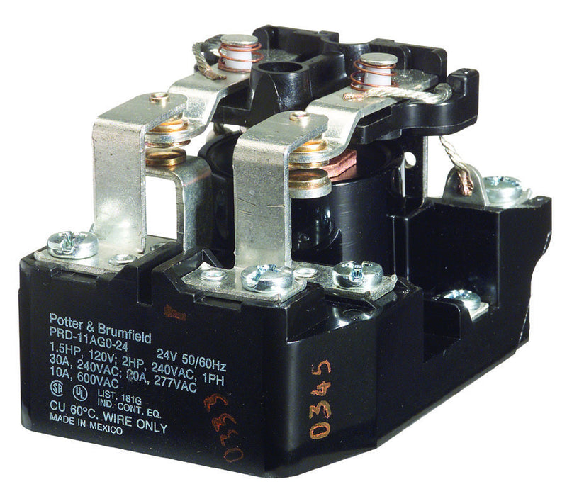 POTTER&BRUMFIELD - TE CONNECTIVITY PRD-11DY0-12 RELAY, DPDT, 240VAC, 50VDC, 25A