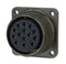 Amphenol Industrial ACA3100F24-10SB ACA3100F24-10SB Circular Connector ACA-B Wall Mount Receptacle 7 Contacts Solder Socket Reverse Bayonet 24-10