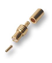 HUBER+SUHNER 11 MCX-75-2-1/113NE RF / Coaxial Connector MCX Straight Plug Crimp 75 ohm RG179 Brass