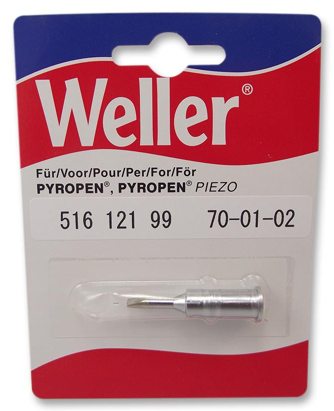 WELLER 70-01-02. Soldering Iron Tip, Chisel, 3 mm